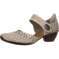 Rieker Spangenschuhe in beige, Gr. 42