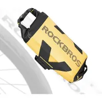 RockBros Fahrrad Rahmentasche 100% Wasserdicht, Multifunktionale Gravelbike Tasche mit Rollverschluss, Kompakt für Oberrohr Unterrohr Sitzrohr