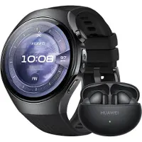 Huawei WATCH 5, 3,51 cm (1.38"), AMOLED, Touchscreen, GPS, 63 g
