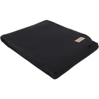 Eskimo Edelvelours Decke 220x240 cm | schwarz - schwarz