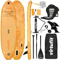 VirtuFit Supboard Cruiser 305 Orange mit Kajak-Sitz