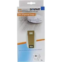 Scanpart 1190081200, Staubbeutel, Staubsaugerroboter, Braun, Weiß, Karton mit Aufhänger, 3 Stück(e)