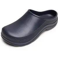 Ladeheid Gartenclogs für Herren Ultraleicht EVA Gartenschuhe LA-CA-ComoMan (Marineblau, 40)