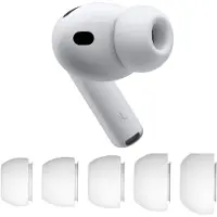 Apple AirPods Pro 3 links (3. Generation) Ersatz Ohrstück links (Modell A3064) – Einzelner AirPod Nur linker Ohrhörer + Ohreinsätze 5 Stücke