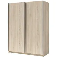 Masseno Schiebetürenschrank ELRON 180,6/198,5/62cm 2-türig Sonoma Eiche