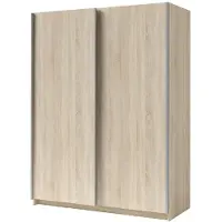 Masseno Schiebetürenschrank ELRON 150,6/198,5/62cm 2-türig Sonoma Eiche
