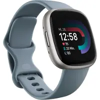 Fitbit Versa 4 Smartwatch Damen Herren mit GPS Telefonfunktion Fitnessuhr 6 Tage Akkulaufzeit 40 Trainingsmodi kompatibel Android iOS