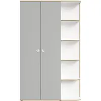 Masseno Drehtürenschrank AMARIS 120/196,5/60cm 3-türig Weiß