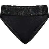 Calida Slip "Slip Iconics High Cut Slip 1er Pack", Damen, Gr. 44-46, schwarz, Obermaterial: 100% Baumwolle CO., Unterhosen Slip