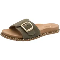 Tamaris Comfort Damen Mule Flat MultiAdjustable SAGE Suede 38
