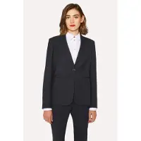 Paul Smith Womens Jacket Very Dark Navy Größe: 46 | Blazer Outlet | Damen | Blau