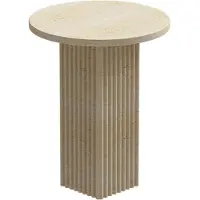 NORR11 - Soho Beistelltisch Ø 40 x H 50 cm; Travertin natur
