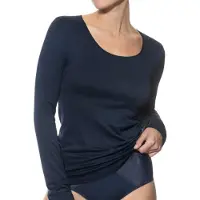 Mey Langarm-Shirt Serie Emotion Night Blue | Größe 40