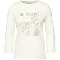 Cecil Langarmshirt in vanilla white | Gr.: XL