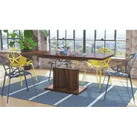 Mazzoni Design Couchtisch Grand Noir ausziehbar höhenverstellbar Tisch 120-180 cm Esstisch
