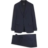 BOSS Slim-Fit Anzug aus fein gemusterter Schurwolle Grösse 44