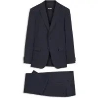 BOSS Slim-Fit Zweiteiler aus Schurwolle Grösse 44
