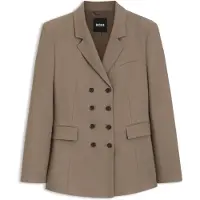 BOSS Slim-Fit Blazer aus Gabardine-Twill Grösse 34