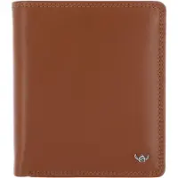 Golden Head Leder Geldbörse Polo RFID Protect Kombischeintasche 1231 Cognac braun