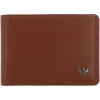 Golden Head Leder Geldbörse Polo RFID Protect Minischeintasche 1040 Cognac braun