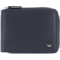 Golden Head Leder Geldbörse Polo RFID Protect RV-Scheintasche 1367 Marineblau dunkelblau