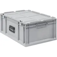 Proregal Eurobox NextGen Portable | HxBxT 23,5x40x60cm | 44 Liter | Eurobehälter, Transportbox, Transportbehälter, Stapelbehälter