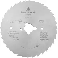 Lauterjung Dönermesser rund, gezahnt - 8 cm - für POTIS, DOST, CEYLAN