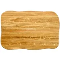 Holz4home La Madera Schneidebrett Premium aus Eiche Steakbrett Küchenbrett Hell