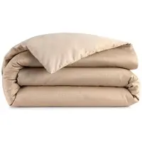 HUGO BOSS Home Satin Bettwäsche Lattice 155x220 cm + 80x80 cm | sesame - beige