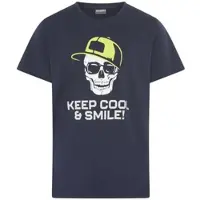 Kidsworld T-Shirt "Mit Sprüche-Print: KEEP COOL..." kurzärmelig, basic geschnitten, Rundhalsausschnitt, aus Baumwolle