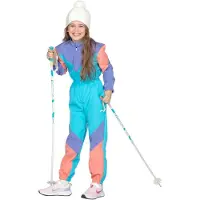 Wilbers 80er Skianzug Kostüm für Kinder