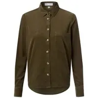 Marie Lund Cordbluse in oliv - 0040 | Gr.: 46