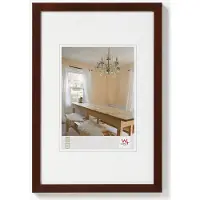 Walther design Holzrahmen BP050N Peppers 40x50 nußbaum