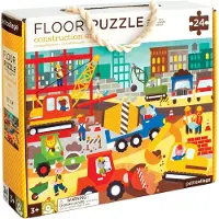 Wild & Wolf Floor Puzzle Construction Site - puzzle da pavimento sito Costruzioni, 3 Jahr(e)
