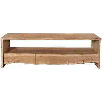 Sam Lowboard TV-Board 160 x 45 x 50 cm Akazienholz massiv naturfarben DAHLIA