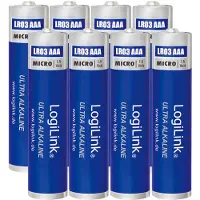 Logilink LR03F8, Einwegbatterie, AAA, Alkali, 1,5 V, 8 Stück(e), 650 mAh