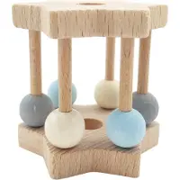 Hess Holzspielzeug Sternrassel in Natur/Blau | Gr.: onesize