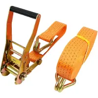 Baumarktplus Spanngurt Ratschen 2 Teilig 8m 5000kg 5t TÜV GS Orange