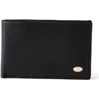 Esquire Leder Geldbörse Chicago Wallet Black schwarz