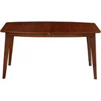 Miliboo - Esstisch ausziehbar skandinavisch Nussbaum L150-200 LEENA