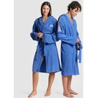 Arena Bademantel Team Stripe - Royal-white - XS