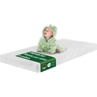 Dreamstar Babymatratze für Babybett – Kindermatratze 70x140 cm | mit Trittkante | 9 cm hoch | extra hautfreundlicher Bezug | Ergo Kids