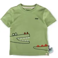 Sigikid T-Shirt Happy Holiday in grün | Gr.: 110