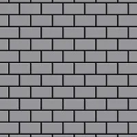ALLOY Mosaik Fliese Massiv Metall Edelstahl Matt Grau 1,6mm Stark House-s-s-ma 1 Paket mit 10 Matten 0,98 m2 Grau