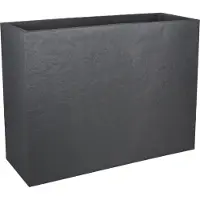 Eda Pflanzkasten 'Volcania Crunch High', anthrazit, ca. 78,5 x 29,5 x H 60 cm