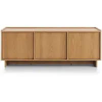 Masseno TV-Schrank ZENITH 147 cm Fernsehschrank mit 3 Türen TV-Lowboard für Wohnzimmer Modern 147x39x55 cm Braun