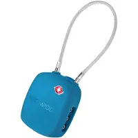 Boompods , Smarte AirTag-Schloss kompatibel mit Apple Find My IPX6, Blau