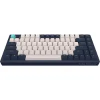 Dark Project KD83A Gaming Keyboard – Ivory and Navy Blue – RGB Mechanical