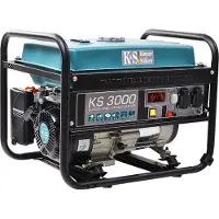 Könner&Sohnen KS 3000 Stromerzeuger,7 PS 4-Takt Benzinmotor, strom generator 3000 Watt,16A,230V Generator, Garage oder Camping
