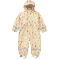 BORNINO HOME Lieblinge Regenanzug mit abnehmbarer Kapuze, beige | mehrfarbig, 98